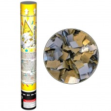 СМ033 пневмохлопушка Gold and Silver Slip (конфетти из золот.-серебр. фольги) 30 см * в кор. 100 шт.